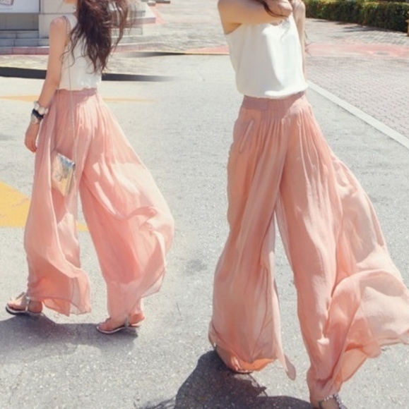 Pants - Romantic Chiffon Pants